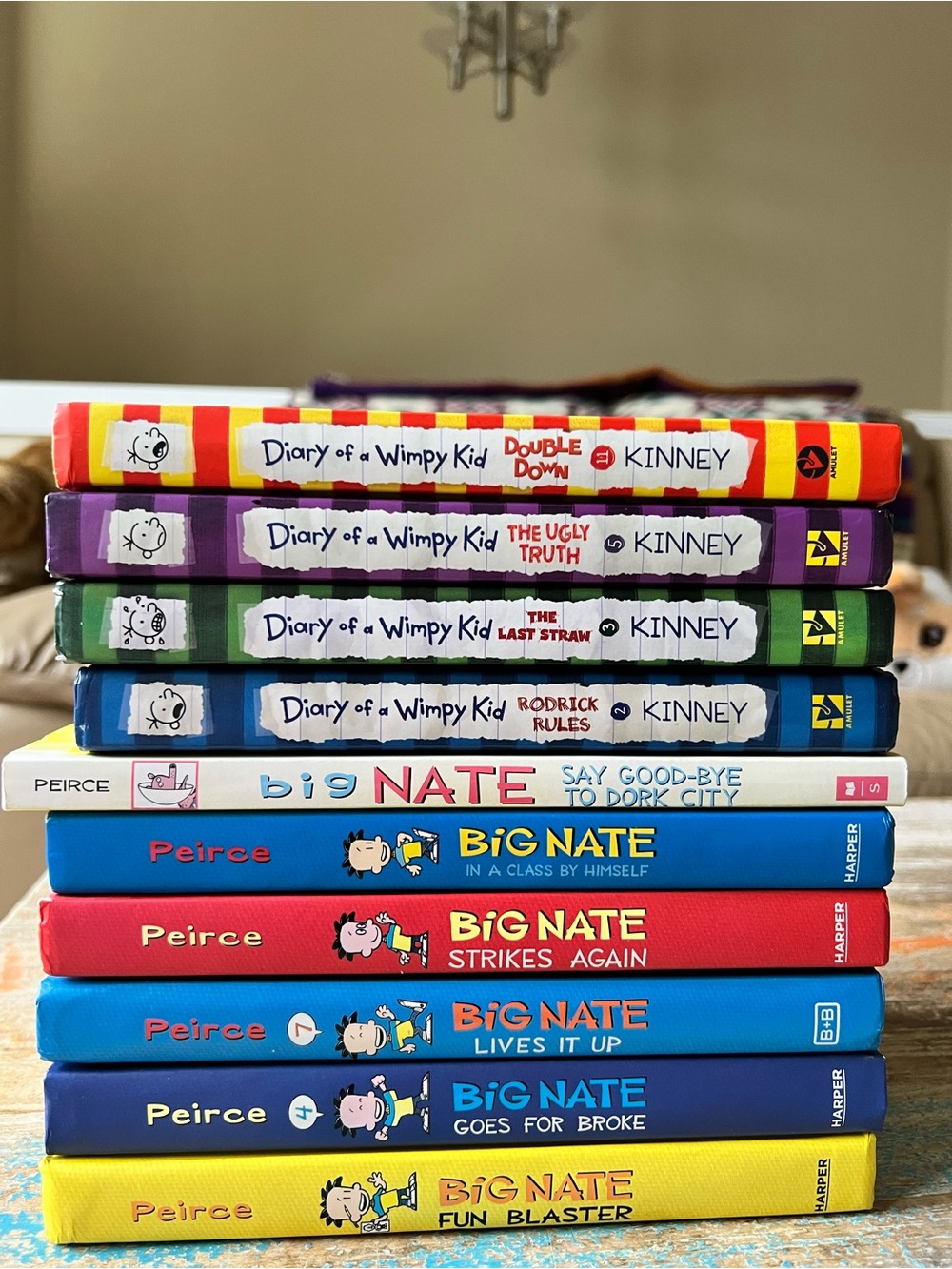 Diary of a Wimpy Kid and Big Nate Book Set